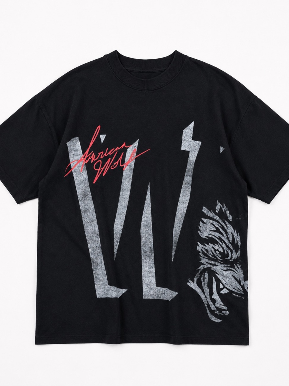 Darc Sport Wolves Club Graphic T-Shirt Unisex Oversized Size‎ Medium